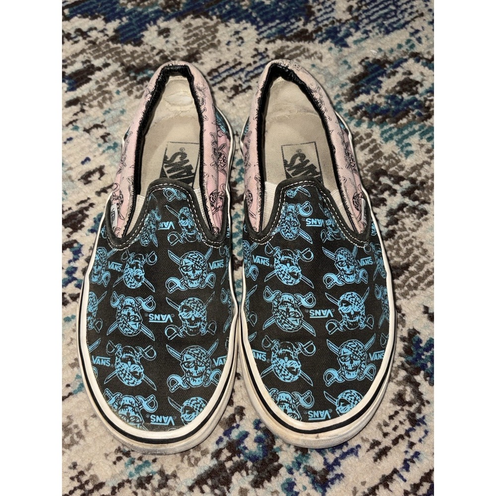 Vans 80s PIRATES Van Doren Slip-On Japan Billy's EXCLUSIVE - 6 Men 7.5 WomanRARE